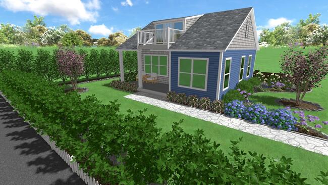 Beautiful backyard design